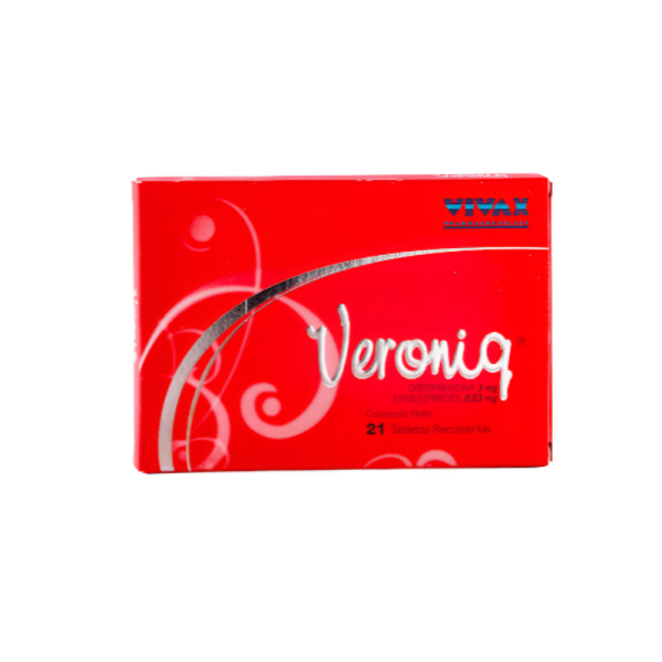Veroniq Drospirenona, Etinilestradiol 3Mg/0,03Mg X 21 Tabletas  Recubiertas Vivax