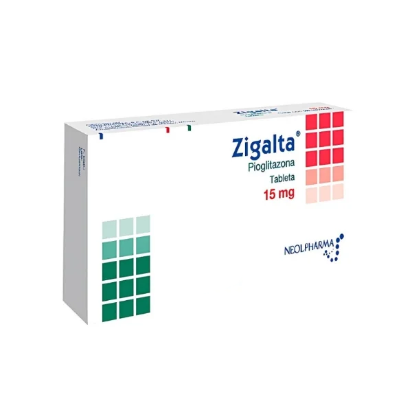 Zigalta - Pioglitazona 15Mg X 7 Tabletas Neolpharma