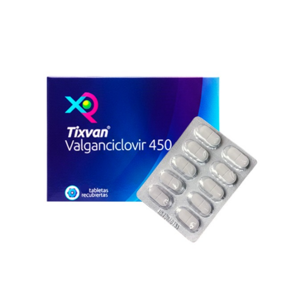 Valganciclovir 450Mg X 10 Tabletas  De Dispensador  Xinetix Pharma