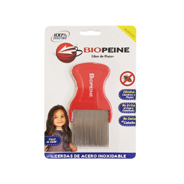 Biopeine Peine Saca Piojos Acero Inoxidable