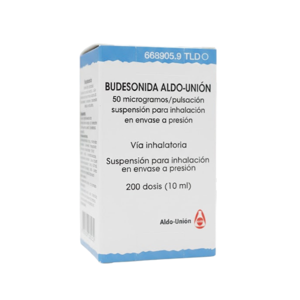 Budesonida Inhalador 50Mcg/200Dosis Aldo-Union