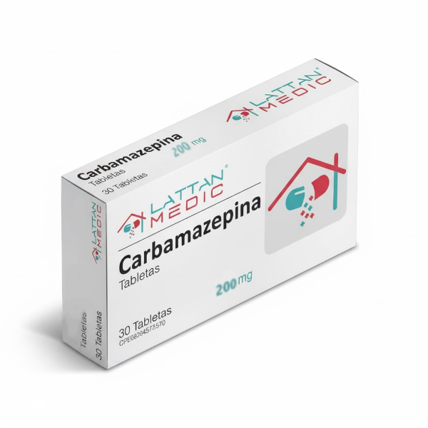 Carbamazepina 200Mg X 30 Tabletas Lattan Medic