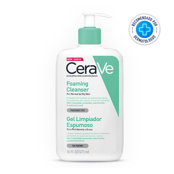 Cera-Ve Limpiador Espumoso Hidratante P. Seca 473Ml