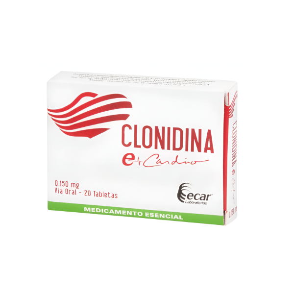 Clonidina 0.150Mg X 20 Tabletas. Ecar