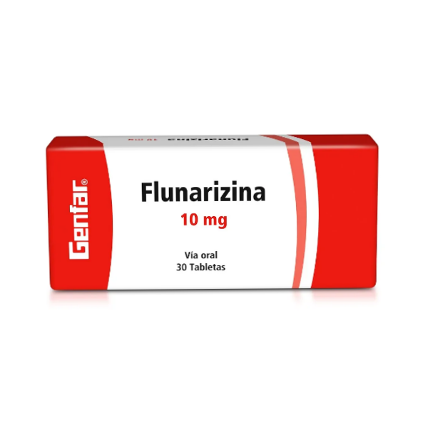 Flunarizina 10Mg X 30 Tabletas Genfar