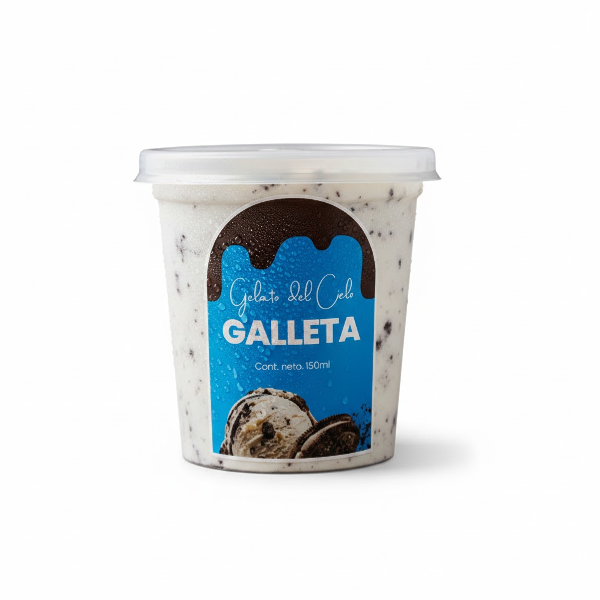 Gelato Del Cielo Helado Galleta 150Ml