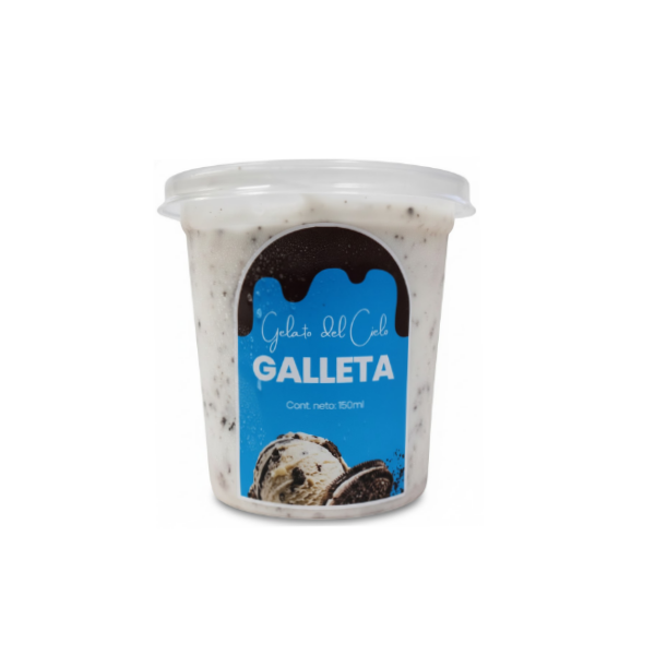 Gelato Del Cielo Helado Galleta 150Ml