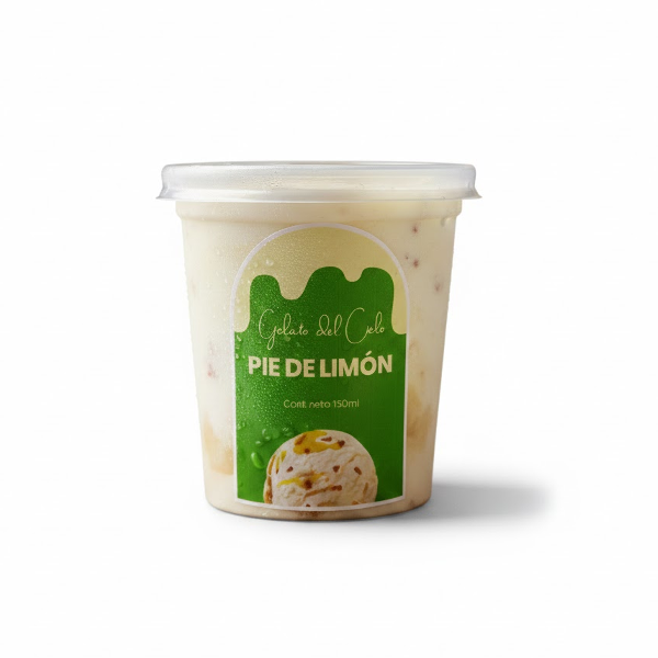 Gelato Del Cielo Helado Pie De Limon 150Ml