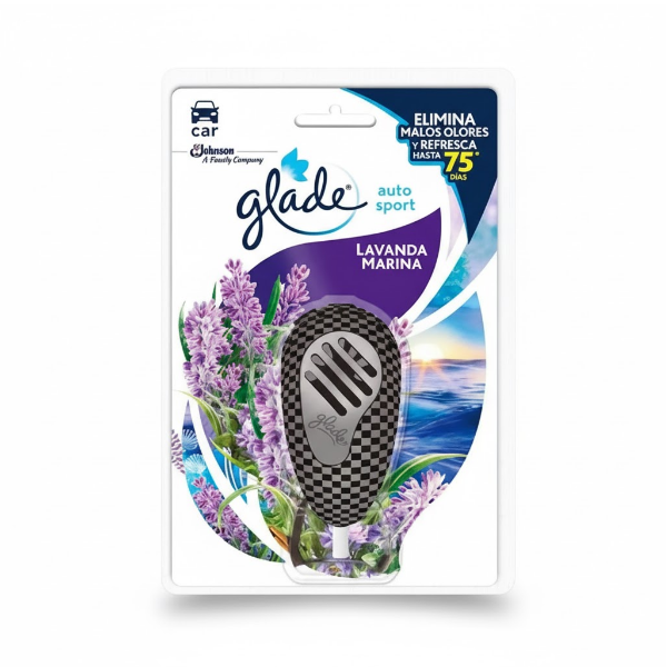 Glade Auto Sport Lavanda Marina 7Ml