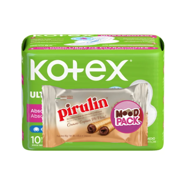 Kotex Toalla Fem Normal Ultraprotect 10 Unidades Mood Pack