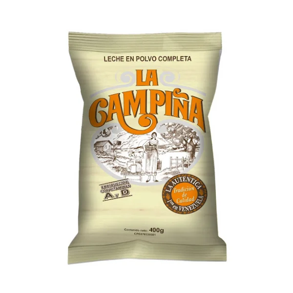 La Campiña Leche Completa Polvo 400Gr.