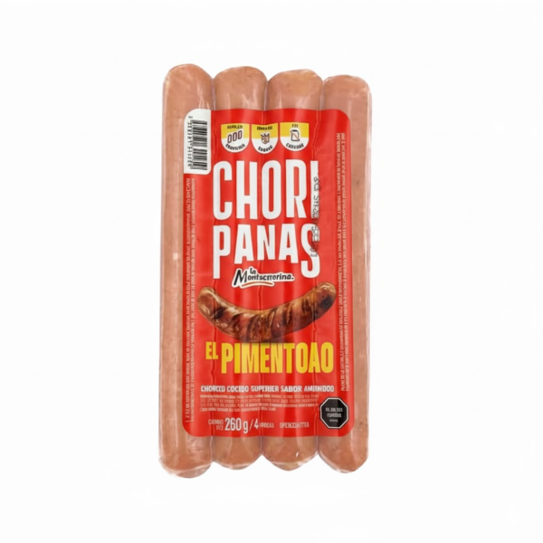 La Montserratina Choripanas / Chorizo Cocido Con Pimenton 260Gr