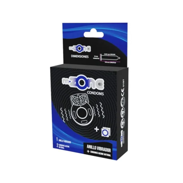 M-Zone Anillo Vibrador + 2 Preservativos