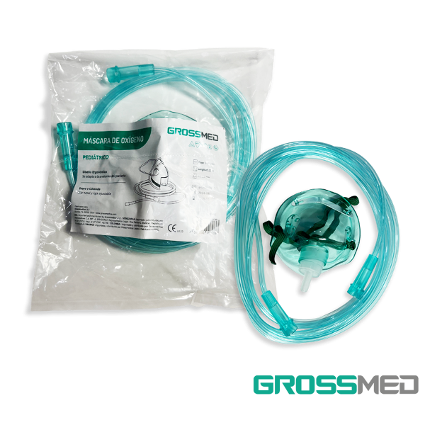 Mascarilla De Oxigeno  Pediatrico. Grossmed
