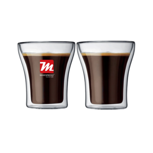 Maxespresso Set De Dos Vasos De Vidrio 200Ml