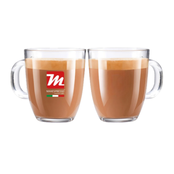 Maxespresso Set De Dos Vasos De Vidrio 300Ml