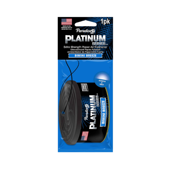 Paradise Ambientador Para Carro En Papel Bimini Breeze 15Gr