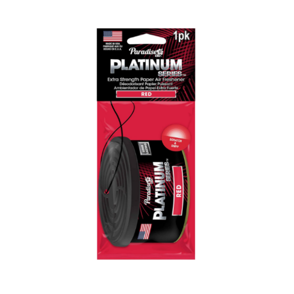 Paradise Ambientador Para Carro En Papel Red 15Gr