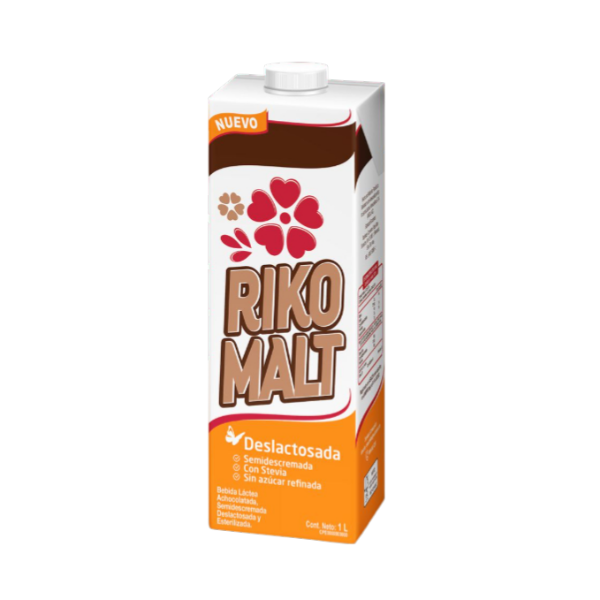 Parmalat Riko Malt Bebida Chocolate/Deslactosada 1Lt.