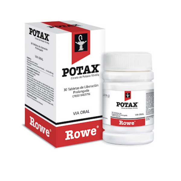 Potax L.P 10Meq X 30 Tabletas Rowe