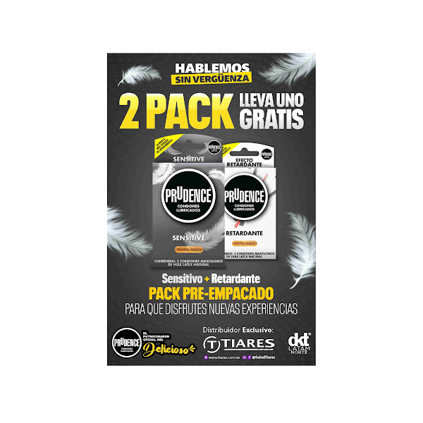Prudence Preservativos/Sensitive + Retardantes Preservativos X 6 Unidades - Imagen 3