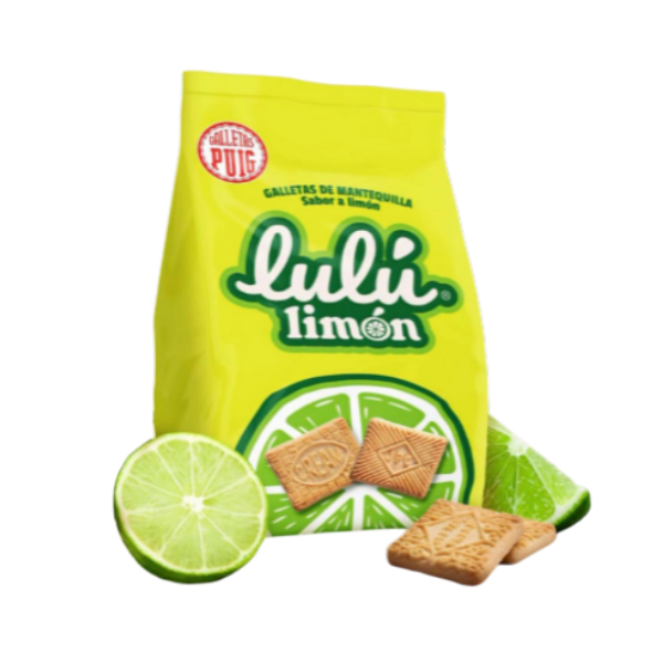 Puig Lulu Galletas Dulce Sabor Limón 175Gr.
