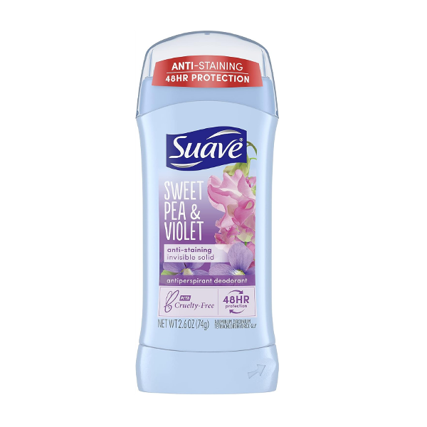 Suave Desosodorante/Antitranspirante Sweet Pea & Violet 74Gr