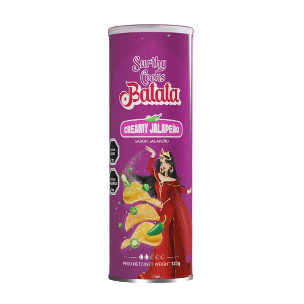 Surthy Cooks Batata / Papas Sabor Crema De Jalapeño  125Gr