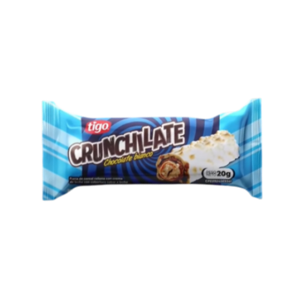 Tigo Crunchilate Chocolate/Blanco 20Gr