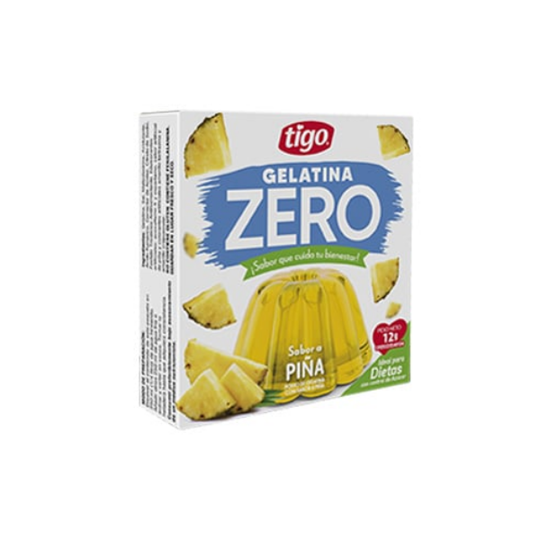 Tigo Gelatina Zero Sabor A Piña 12Gr