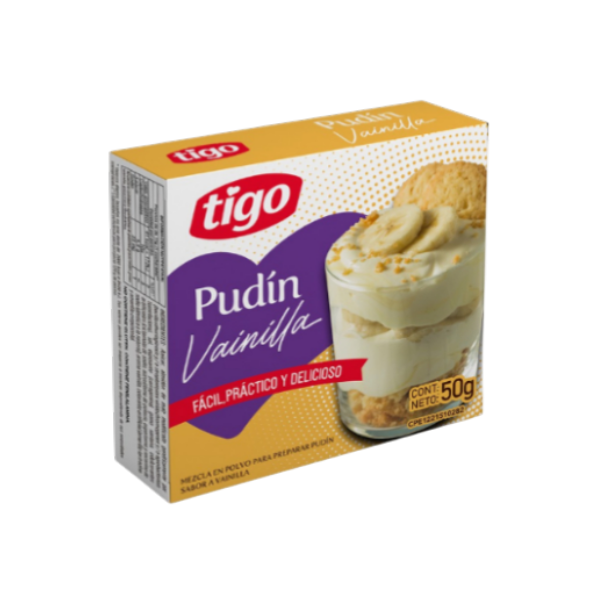 Tigo Pudin Zero Sabor A Vainilla 30Gr