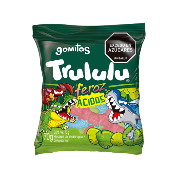 Trululu Gomitas / Feroz Acido 77Gr