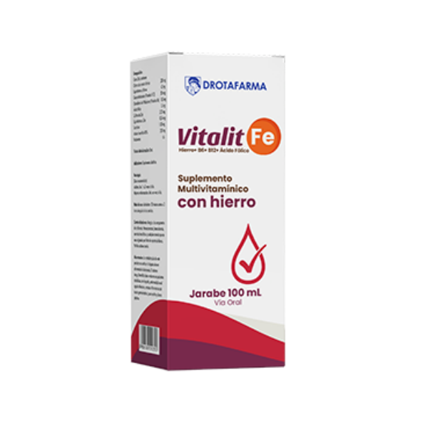 Vitalit Fe Jarabe X 100Ml Drotafarma
