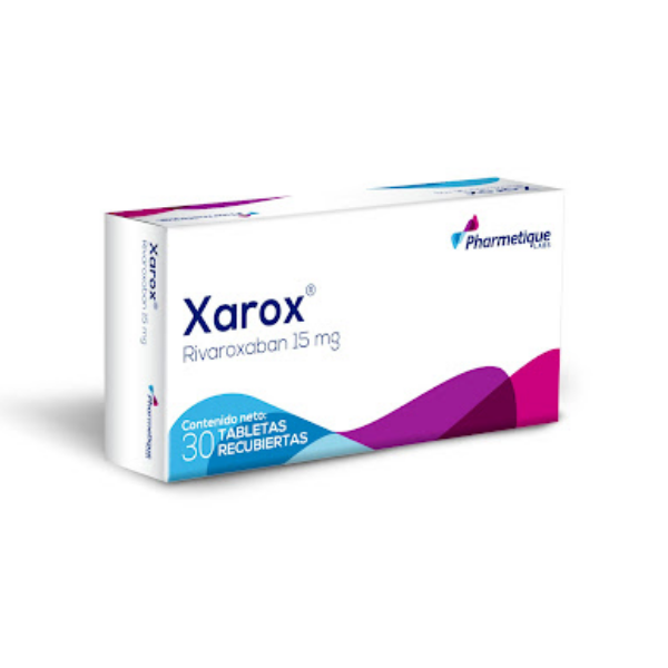 Xarox Rivaroxaban 15Mg X 30 Tabletas Pharmatique