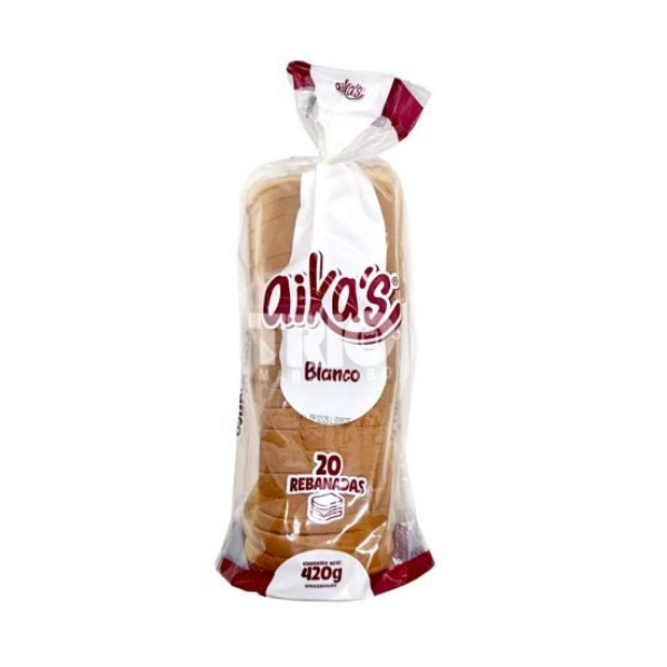 Aikas Pan De Sandwich Blanco 420Gr