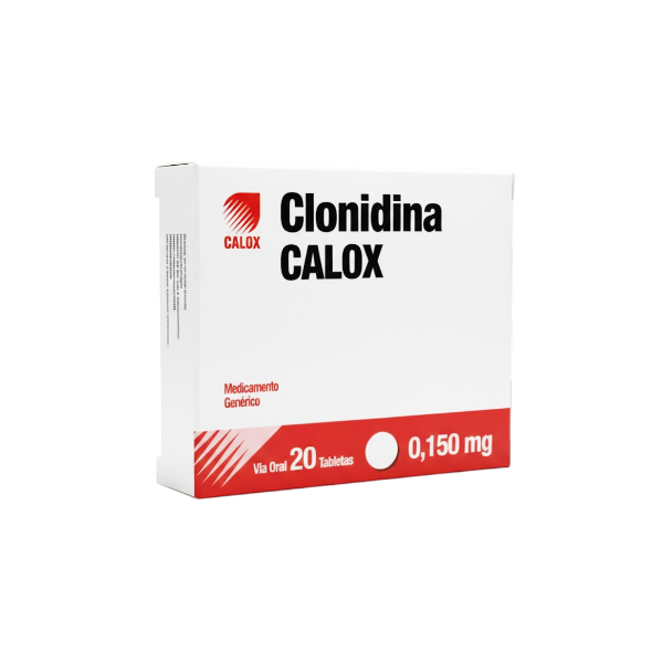Clonidina 0.150Mg X 20 Tabletas Calox