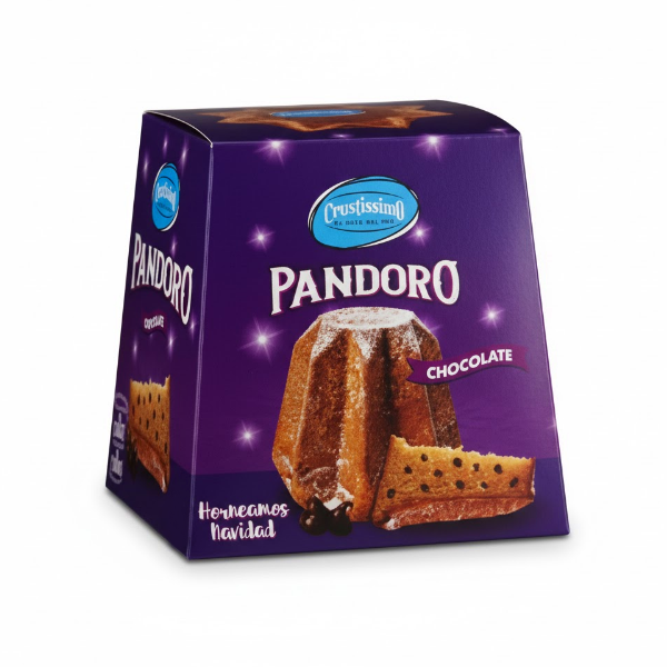 Crustissimo Pandoro Chocolate 450Gr.