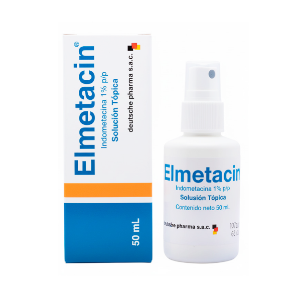 Elmetacin-Ind 1% - Indometacina Solución Topica X 30Ml Compomedica