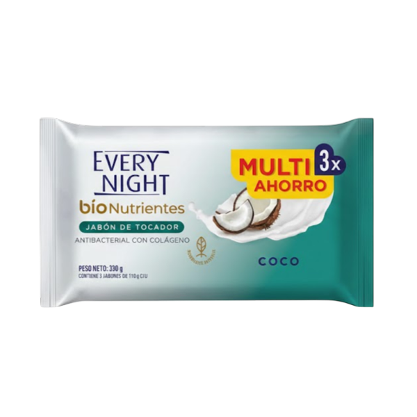 Every Night Jabon Bio Coco X3Unid