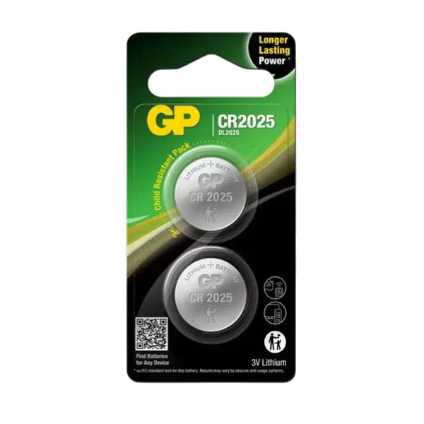Gp Baterias X 2 Cr2025