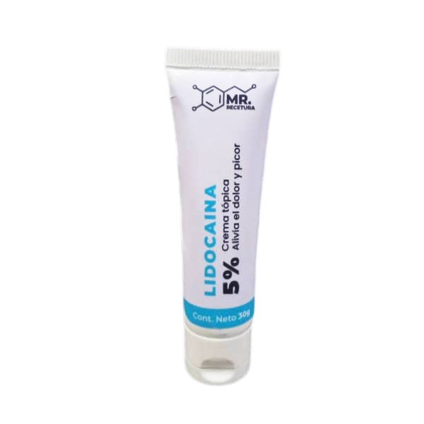 Lidocaina Gel Topico 5% X 30Gr. Mr Recetura