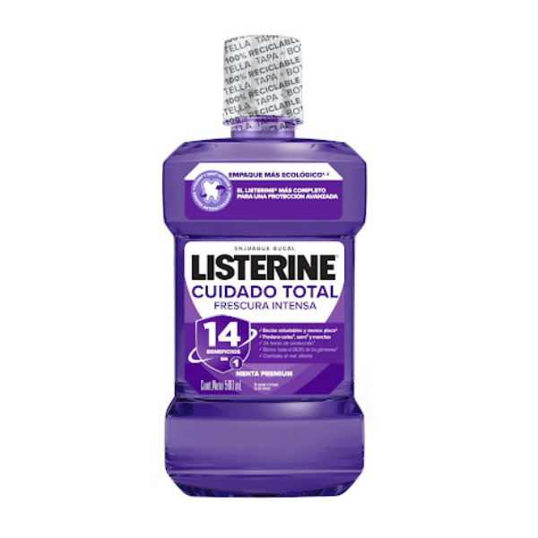 Listerine Enjuague Bucal Cuidado Total 500Ml