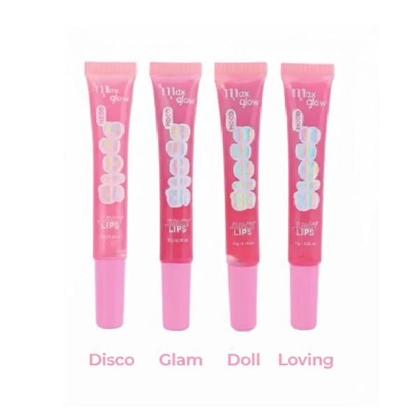 Max Glow Labial Liquido Brllante Glossy Mood Tonos Varios 4.5Gr