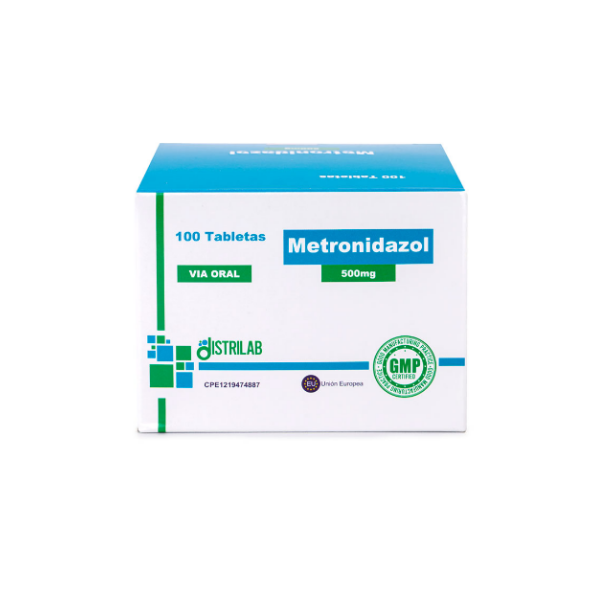Metronidazol 500Mg X 10 Tabletas  Distrilab