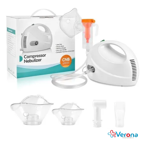 Nebulizador Compresor Portatil Inhalador De Vapor Cnb-69020