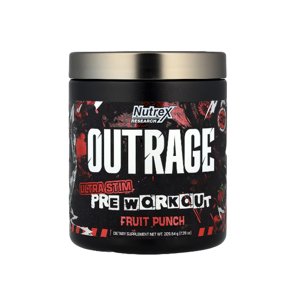 Nutrex Outrage Pre-Entreno Fruit Punch X 220.41Gr
