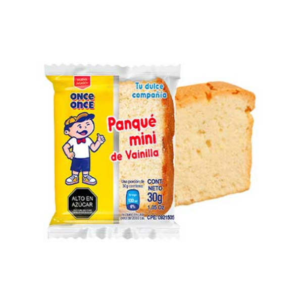 Once-Once Mini Panque Vainilla 30Gr.