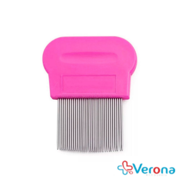 Peine Saca Piojos Acero Inoxidable Sin Mango Terminator Verona