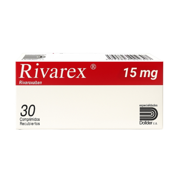 Rivarex Rivaroxaban 15Mg X 30 Comprimidos Dollder