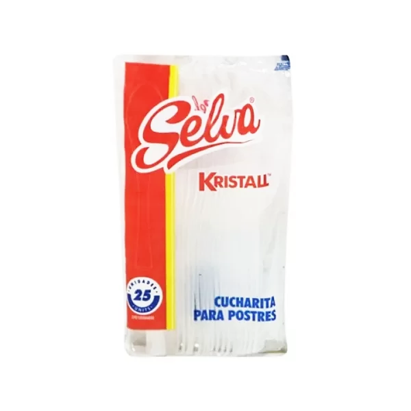 Selva Cucharitas P./Postres Blanca X 25Unds.